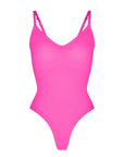 Stefanie - Naadloze Bodysuit String Met Spaghetti Schouderbandjes - Bella Fit™