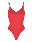 Stefanie - Naadloze Bodysuit String Met Spaghetti Schouderbandjes - Bella Fit™